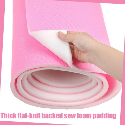 Frienda 59 Inches Wide 3 Yards Long Foam Padding Thick Foam Polyethylene Foam Customizable Foam Insert Upholstery Foam Cushion (Pink,1/4 Inch Thick) in Saudi Arabia