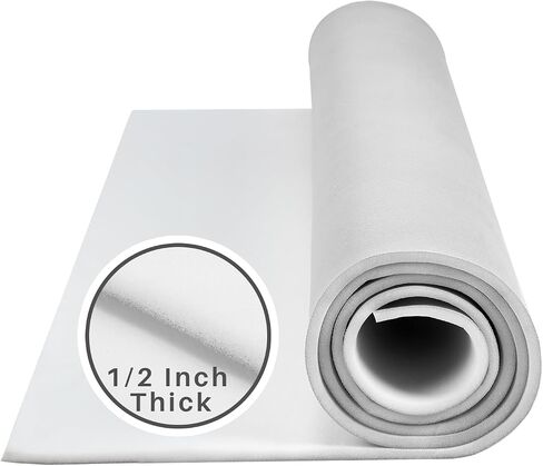 Frienda 59 Inches Wide 3 Yards Long Foam Padding Thick Foam Polyethylene Foam Customizable Foam Insert Upholstery Foam Cushion (Pink,1/4 Inch Thick) in Saudi Arabia