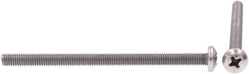 براغي الماكينة Prime-Line 9129425، رأس المقلاة، محرك فيليبس، #10-32 × 3 بوصة، الصف 18-8 (10 عبوات) in Saudi Arabia