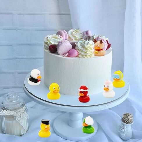 40 قطعة من البط الصغير من الراتنج، تماثيل البط الصغيرة، البط الصغير لإكسسوارات ديكور المنزل المصغرة، حديقة صغيرة لحوض السمك، منظر طبيعي، زخرفة يدوية (8 أنماط) in Kuwait