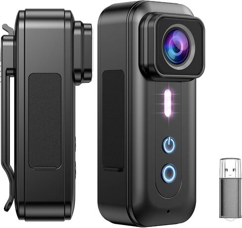 BOBLOV F5 4K Body Camera, 150mins Video Recording with WiFi Function, Small and Compact, Comes with Helmet Mount, Helping Your Cycling, Travel, and Outdoors Activities in Saudi Arabia