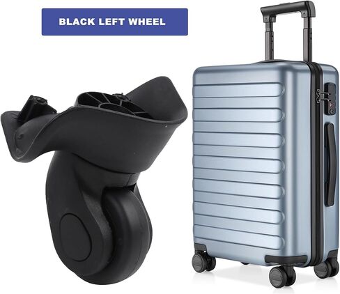 عجلة دوارة عالمية لليسار (صغيرة) عجلة حقيبة (1 لتر) سلسلة 115 وات W041 استبدال العجلة باللون الأسود in Kuwait