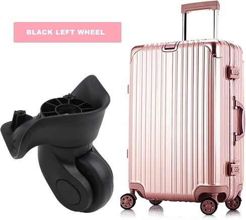 عجلة دوارة عالمية لليسار (صغيرة) عجلة حقيبة (1 لتر) سلسلة 115 وات W041 استبدال العجلة باللون الأسود in Kuwait