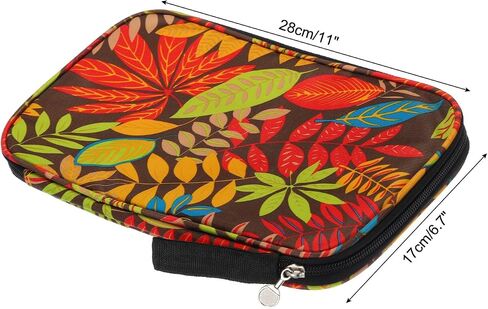 غطاء علبة مضرب تنس الطاولة مقاس 27.94 سم × 17.78 سم من باتيكل، حقيبة حمل مضرب تنس الطاولة مع جيب لتخزين الكرة، أصفر in Saudi Arabia