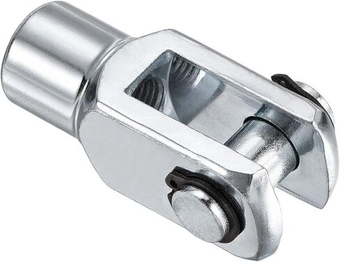 PATIKIL اسطوانة الهواء قضيب Clevis نهاية 3 حزمة 62 مم طول M12x1.25 أنثى موضوع Y موصل، فضي in Kuwait