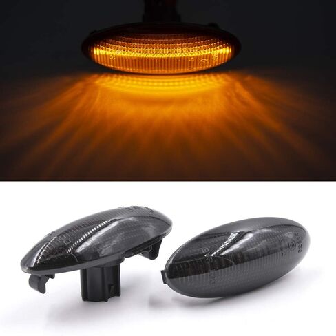 NSLUMO LED مصابيح أمامية للحاجز الأمامي علامات جانبية LED ديناميكية بديلة لـ To-yota RAV4 Corolla Auris Yaris OEM Fit Turn Signal Repeater Lamps in Saudi Arabia