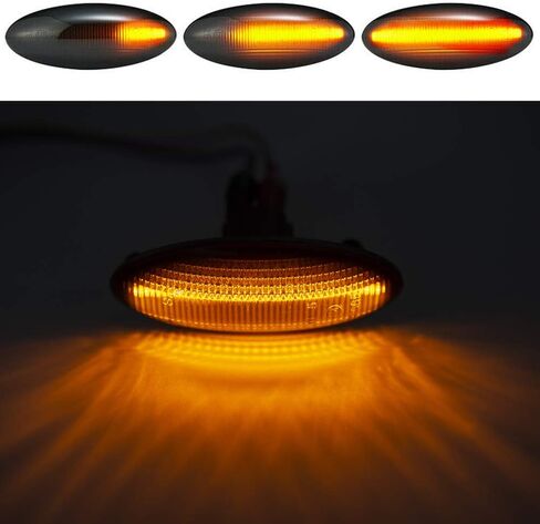 NSLUMO LED مصابيح أمامية للحاجز الأمامي علامات جانبية LED ديناميكية بديلة لـ To-yota RAV4 Corolla Auris Yaris OEM Fit Turn Signal Repeater Lamps in Saudi Arabia