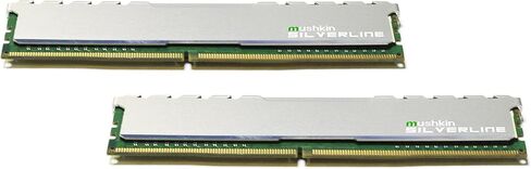 سلسلة Mushkin SILVERLINE - ذاكرة الوصول العشوائي لسطح المكتب DDR4 - مجموعة ذاكرة UDIMM سعة 64 جيجابايت (2 × 32 جيجابايت) - 3200 ميجاهرتز (PC4-25600) CL-22 - ذاكرة الوصول العشوائي 288 دبوس 1.2 فولت - غير ECC - قناة مزدوجة - مبدد حرارة فضي Stiletto V2 - (MS in Kuwait