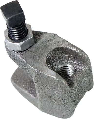 مشابك شعاع صغيرة عالمية، مشبك شعاع قضيب أمان حديدي UNC 3/8 بوصة، فتحة فك 1/2 بوصة، مشبك دعم الأنابيب العمودي على جدار الشعاع للنحاس، أنابيب PVC، 10 عبوات in Kuwait