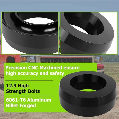 2.5 Inch Front Leveling Kit, 2.5'' Leveling Lift Kits Spring Strut Spacers 1999-2006 & Classic 2007 Silverado 1500 2WD Only in Kuwait