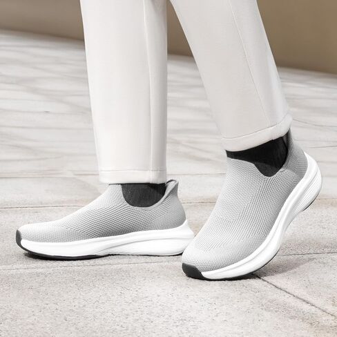 Bruno Marc Men's Hands Free Slip-on Loafers Comfortable Walking Shoes Breathable Kint Casual Sneakers in Saudi Arabia
