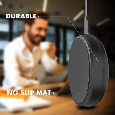 Conference USB Microphone for Computer, Condenser Omnidirectional PC Mic with Mute Plug and Play Desktop Microphone for Meeting, Gaming, Chatting, Windows/Mac OS in Saudi Arabia