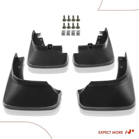 A-Premium Set of 4PCS Mud Flaps Splash Guards Mudguards Mudflaps Compatible with Ford F-150 SVT Raptor, 2010-2014, Crew Cab Extended Cab Pickup 4-Door, Front and Rear(Driver & Passenger Side) in Saudi Arabia