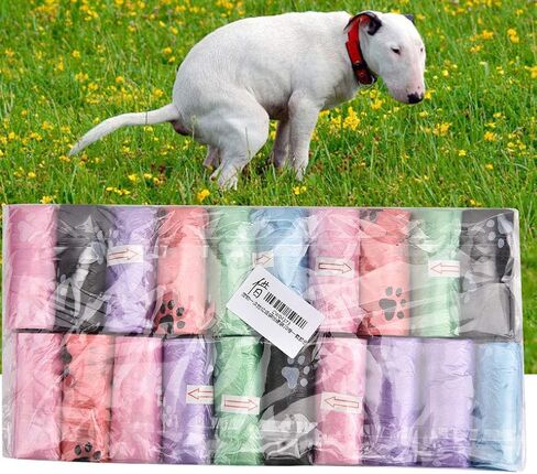 أكياس براز الكلاب، أكياس نفايات مريحة وصديقة للبيئة وقابلة للتحلل، للسفر لبدلات الاستحمام المبللة للقطط in Kuwait