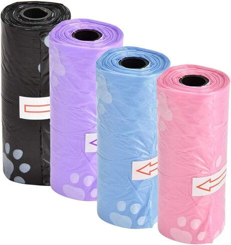 أكياس براز الكلاب، أكياس نفايات مريحة وصديقة للبيئة وقابلة للتحلل، للسفر لبدلات الاستحمام المبللة للقطط in Kuwait