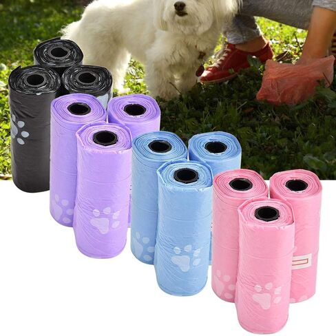 أكياس براز الكلاب، أكياس نفايات مريحة وصديقة للبيئة وقابلة للتحلل، للسفر لبدلات الاستحمام المبللة للقطط in Kuwait