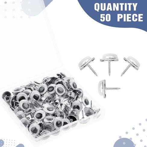 20PCS Push Pins, Cork Board Pins, Push Pins for Bulletin Board Wall, Cute Shake Eyes Thumb Tacks, Clear Thumbtacks for Posters Photos Postcards Maps Hanging in Saudi Arabia