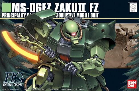 Bandai Hobby HGUC 1/144#87 MS-06F Zaku II FZ 0083: Stardust Memory Model Kit in Saudi Arabia