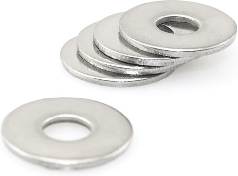 120PCS M4 x 12 x 1.0 Stainless Steel Flat Washers in Saudi Arabia