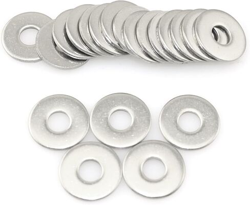 120PCS M4 x 12 x 1.0 Stainless Steel Flat Washers in Saudi Arabia