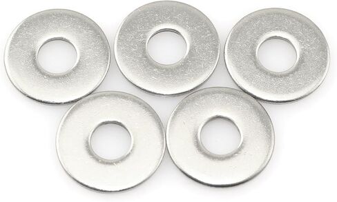 120PCS M4 x 12 x 1.0 Stainless Steel Flat Washers in Saudi Arabia