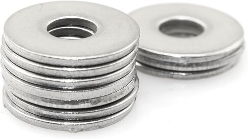 120PCS M4 x 12 x 1.0 Stainless Steel Flat Washers in Saudi Arabia