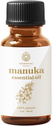Manuka Oil by Essential Delights - Premium Undiluted Carrier Oil | for Skin, Face, Body, Hair Revitalization (1 Fl.Oz) in Kuwait