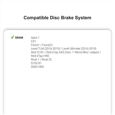 TOP BRAKE Disc Bike Brake Pads for AVID SRAM Level TLM/Ultimate,Force 22/1,Red eTap HRD,Rival 1 / Rival 22,S700 B1, S900 HRD in Kuwait