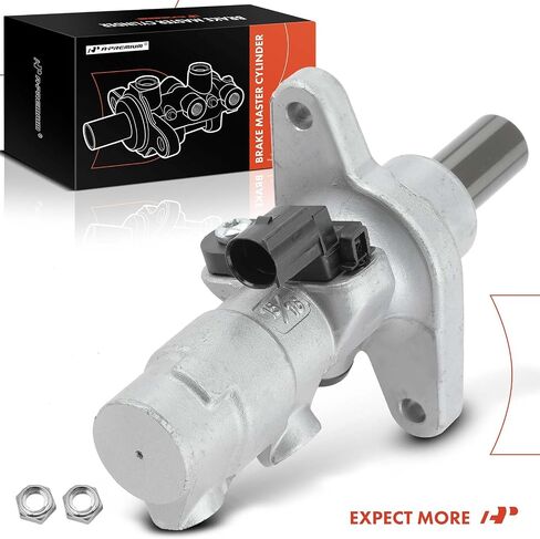 A-Premium Brake Master Cylinder with Sensor Compatible with Volkswagen Vehicles - Passat 2006-2010, CC 2009-2017 - Replace# 3C1614019D in Saudi Arabia