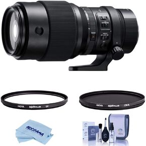 Fujifilm FUJINON GF 250mm F/4 R LM OIS WR Lens for GFX Medium Format System - Bundle with Hoya NXT Plus 82mm HMC UV Filter, Hoya NXT Plus 82mm HMC CPL Filter, Cleaning Kit, Microfiber Cloth