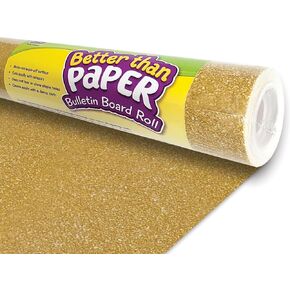 Teacher Created Resources Better Than Paper Bulletin Board Roll, Gold - 77364