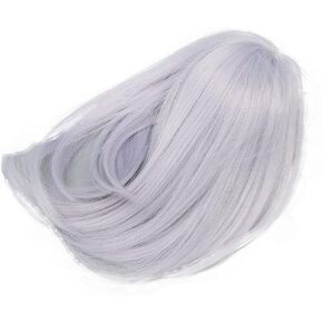 1/6 Doll Wig, Heat Resistant Emulational Jointed Doll Wig Soft Straight Hair High Smothness for Doll Dress Up (Blue)