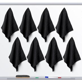 8 PCS Magnetic Cleaning Cloth Dry Erasers Microfiber Dry Erase Erasers Reusable Microfiber Cloth Eraser for White Boards, Multipurpose Cleaning Cloths for Office,School 12 x 12 inch