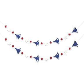 Fighter Party Decoration banner - Military Graduation Banner, Jet Banner, Pilot Retirement banner, Military Baby Shower Decorations, Airplane Aviation Themed Birthday Party Decorations
