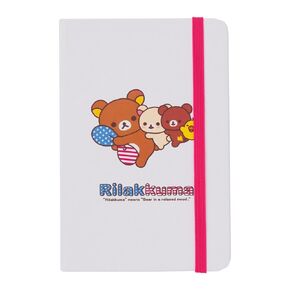 Rilakkuma San-X Original 20th Anniversary USA Tour Limited A6 Notebook - White