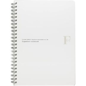 Kyokuto PTW03A5W FOBCOOP Ring Notebook, Plain, A5, White