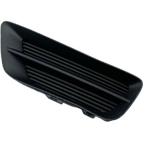For 2013-2015 Honda Accord Sedan Front Fog Light Cover Left-Driver side Replacement 71112T2AA00 LH Black Bumper Grille Cap Trim