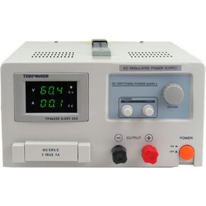 TekPower TP6025E DC Adjustable Switching Power Supply 60V 25A Digital Display