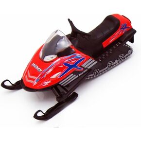 KiNSMART Diecast Model Snowmobile Turbo 5.25" Black