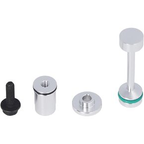 Leakproof Oil Pipe Support Kit,Oil Diverter Barbell Galley Plug Kit,Aluminum Oil Diverter Barbell by Pass Pickup Tube Hold Down Gallery Plug Set for LS Engines 4.8