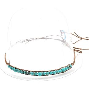 Cowboy Hat Band Bead Hat Belt Western Hat Band for Cowboy Fedora Panama Replacement Hat Belt