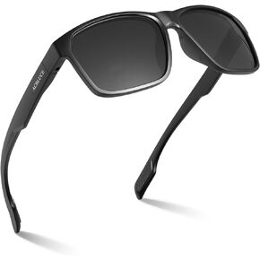 Polarized Sunglasses for Men Women, Idea for Driving Fishing Running Hiking Beach Travel, TR90 Unbreakable Frame