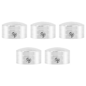 HDBUBALUS Rear Sprocket Bolts Flat Bolt Cap Cover Kit for Harley Softail Fatboy Breakout 93-2017 Touring Road King Street Glide Sportster 883 XL1200 04-2021 Chrome