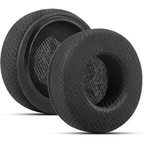 Gvoears Upgraded Earpads for Skullcandy Hesh Wired/Hesh 2 Wireless Over-Ear Headphones, Hesh 2 Wireless Replacement Earpads, Soft & Comfortable Memroy Foam, Durable Leather