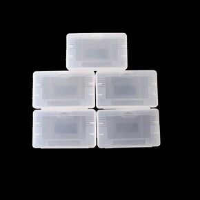 5 x Plastic Cartridge Card Box Case Dust Cover for Nintendo GBA Gameboy Advance SP GBM Replacement