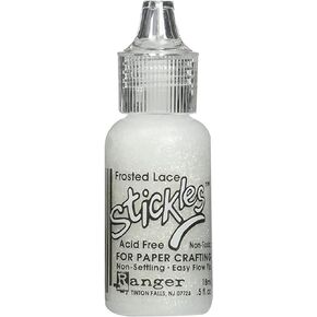 Ranger Stickles Glitter Glue .5oz, Frosted Lace, 3 x 1 x 1