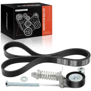 A-Premium Engine Serpentine Belt Drive Kit with Tensioner & Bolt Compatible with Chevrolet Trax, Sonic 2013-2018 & Buick Encore 2013-2018 - DOHC Turbocharged L4 1.4L, Replace# 25195388 in Saudi Arabia