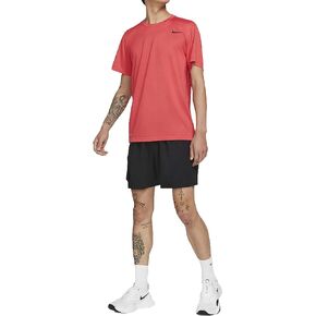 Nike Legend 2.0 Short Sleeve Tee Light University Red Heather/Black XL