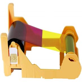 800011-140 YMCKO Color Ribbon Compatible for Zebra ZXP Series 1 ZXP1 Card Printer 100 Prints 800011-140 Ribbon