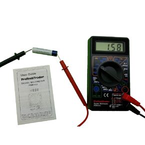 7 Function Digital Multimeter AC DC Voltage Resistance Current Transistor Diode Audible Continuity Buzzer and Square Wave Output